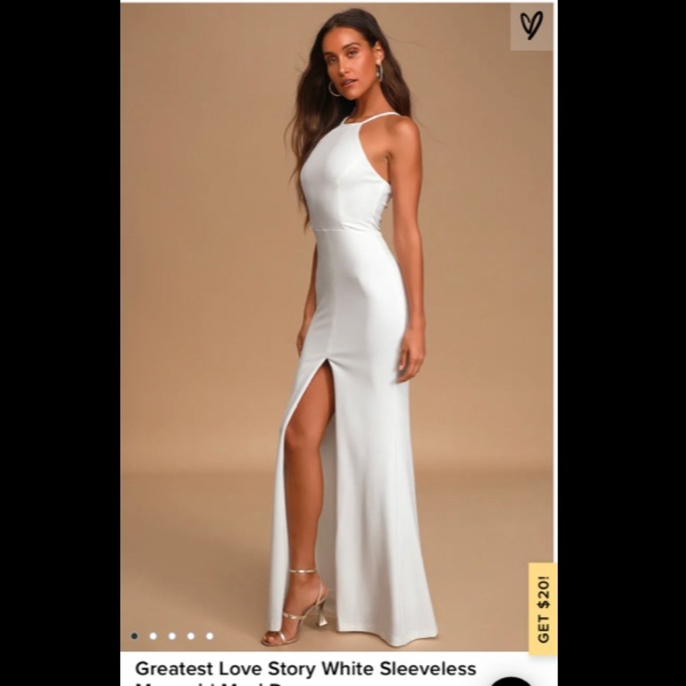 🤍 White Sleeveless Maxi Dress 🤍
